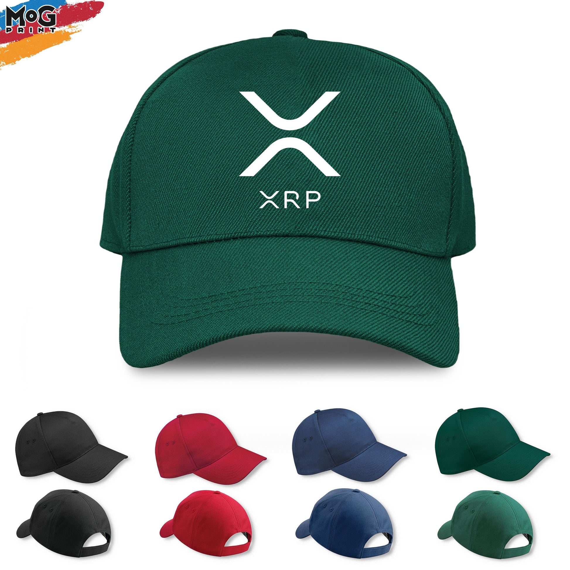 Ripple Xrp Logo Cap | Xrp Crypto | Xrp Army Investor Hodler | Just Hodl It | Cryptocurrency Trader Holder | New Unisex Adult Baseball Cap